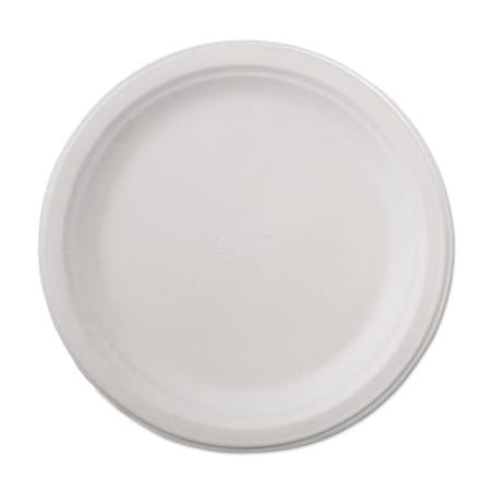 Huhtamaki Chinet, Classic Paper Dinnerware, Plate, 9 3/4in Dia, White, 4PK 21232
